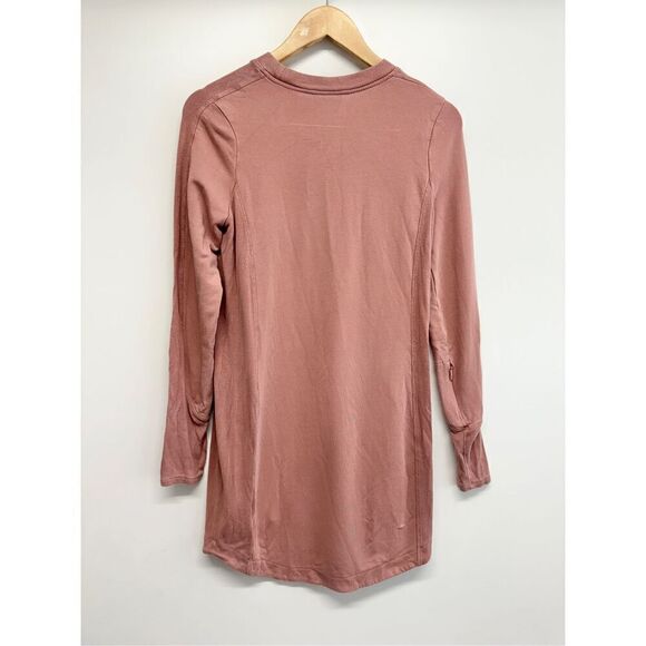 Athleta Balance Dress Long Sleeve Front Pockets Size Extra Small Crewneck - Picture 7 of 12